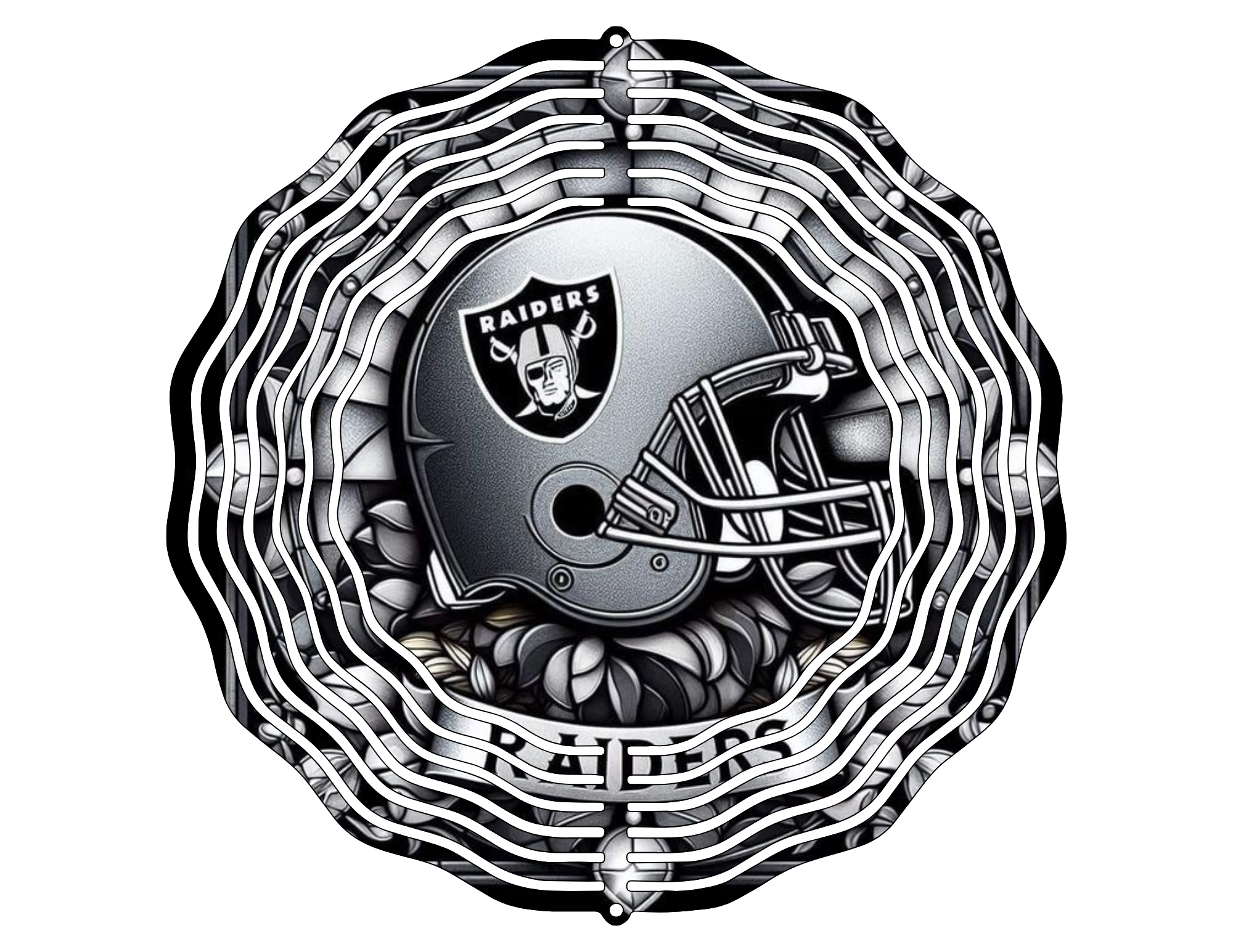 Raiders wind spinner
