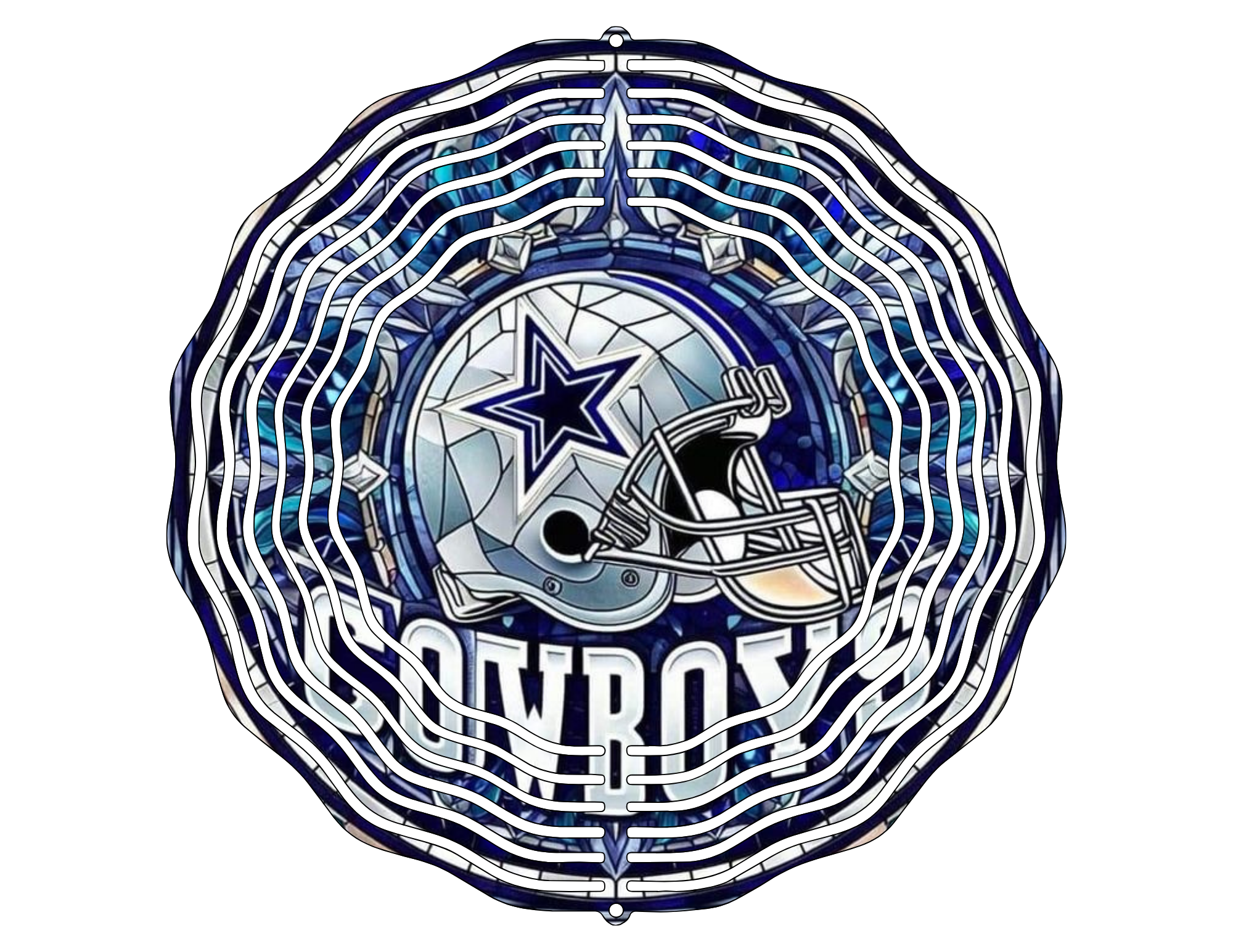 Cowboys wind spinner