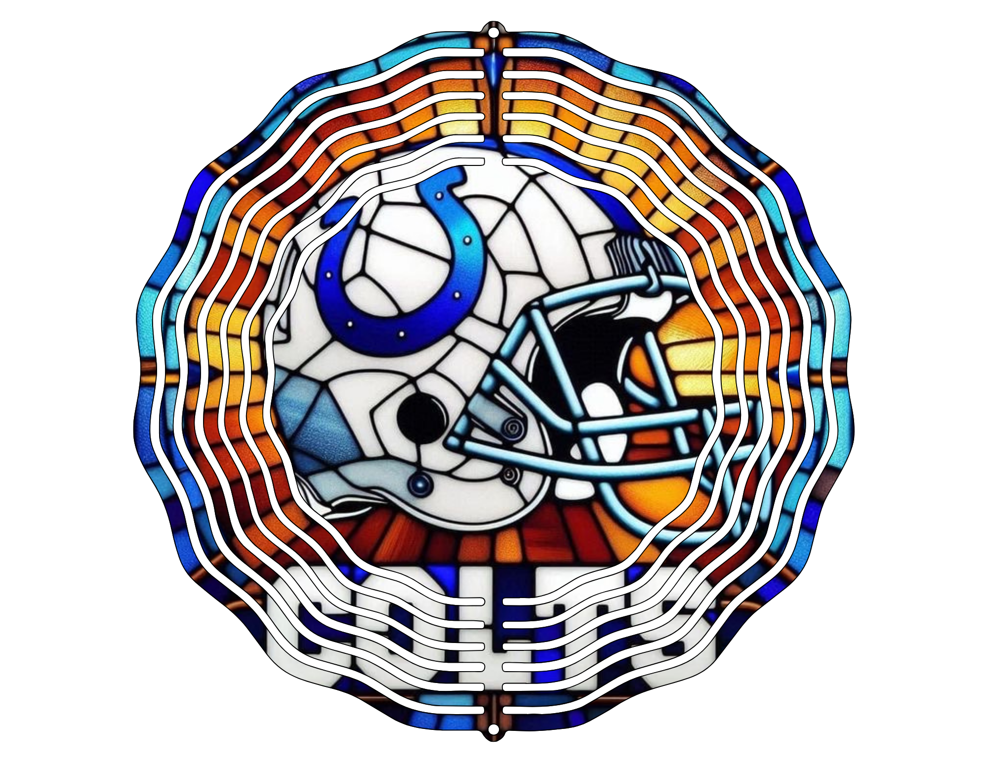 Colts wind spinner