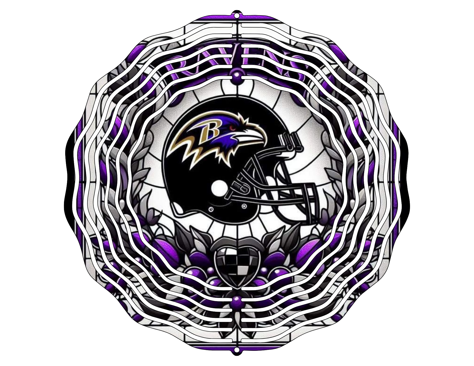 Ravens wind spinner