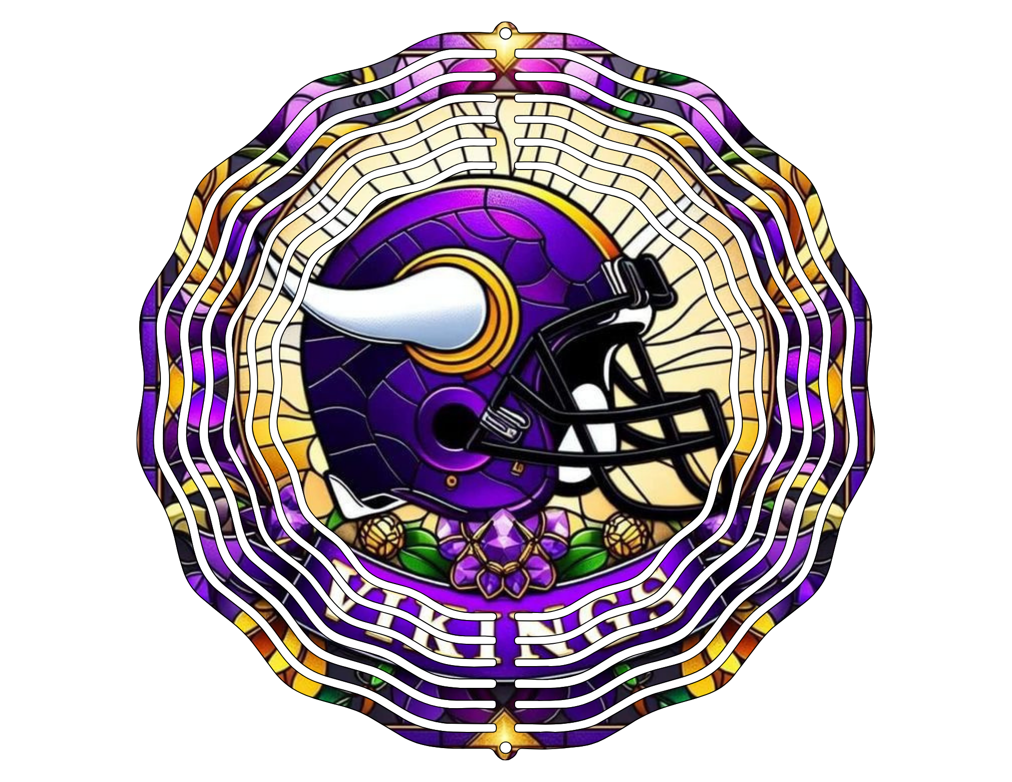 Vikings wind spinner
