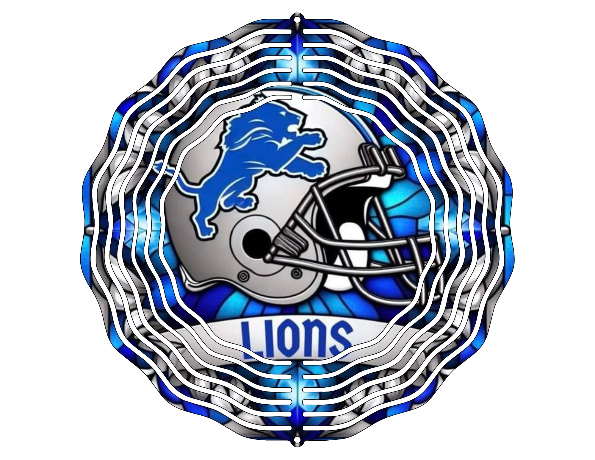 Lions wind spinner