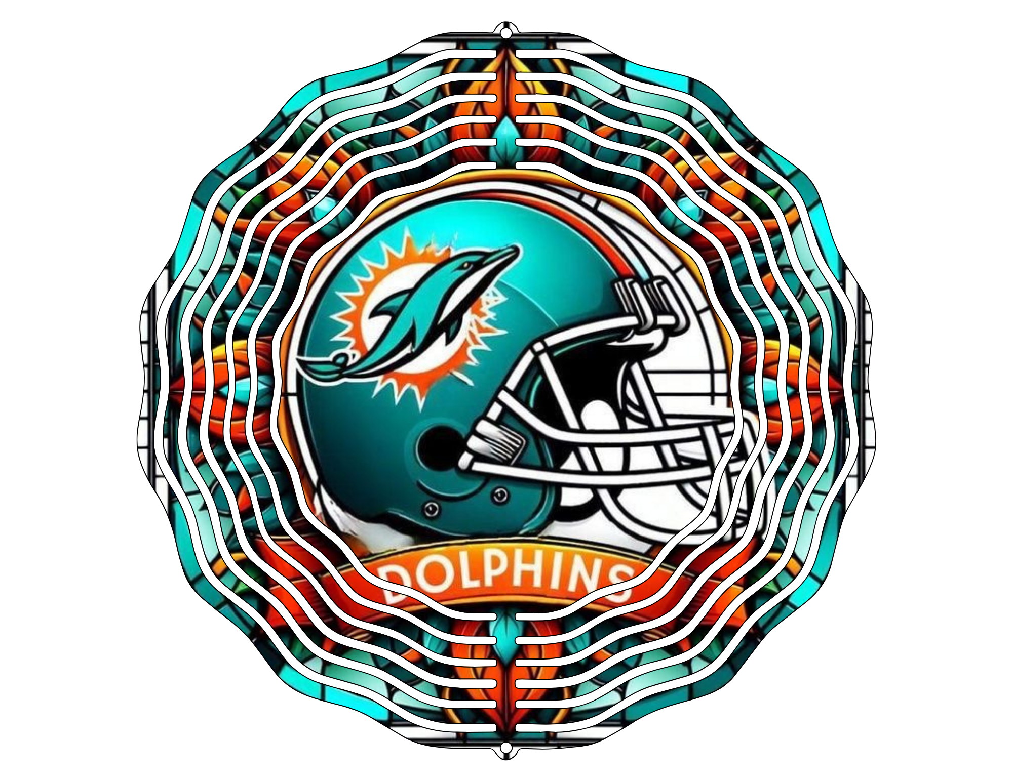 Dolphins wind spinner